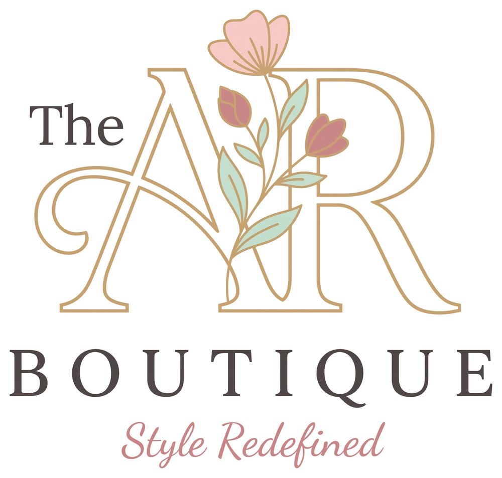 Option 01, Floral Monogram logo for The AR Boutique